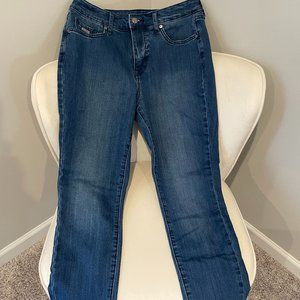 PRICE DROP! Isaac Mizrahi Live! Back Slit Ankle Jeans Size 6